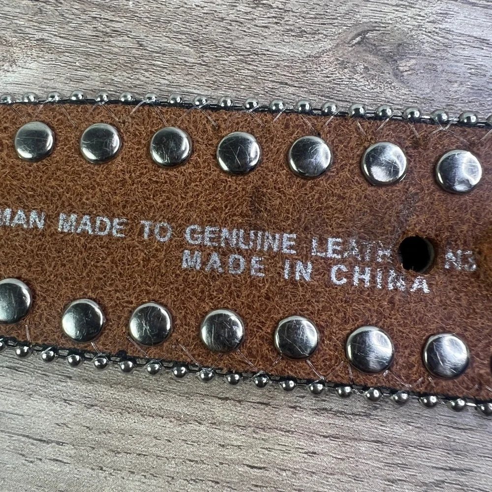 Blazin‎ Roxx brown leather Belt - Picture 5 of 5